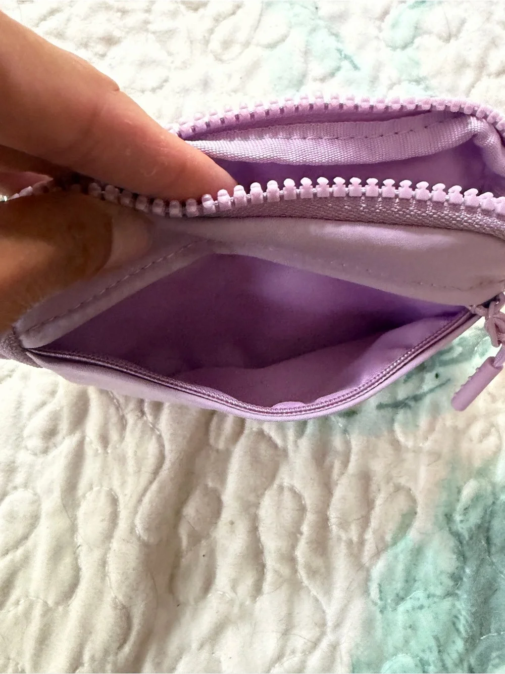 Lilac Zip wallet - Women